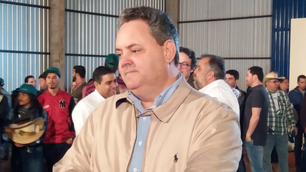 Presidente da Aprosoja fala dos planos para prÃ³xima safra de soja em MS â Foto: Anderson Viegas/G1 MS